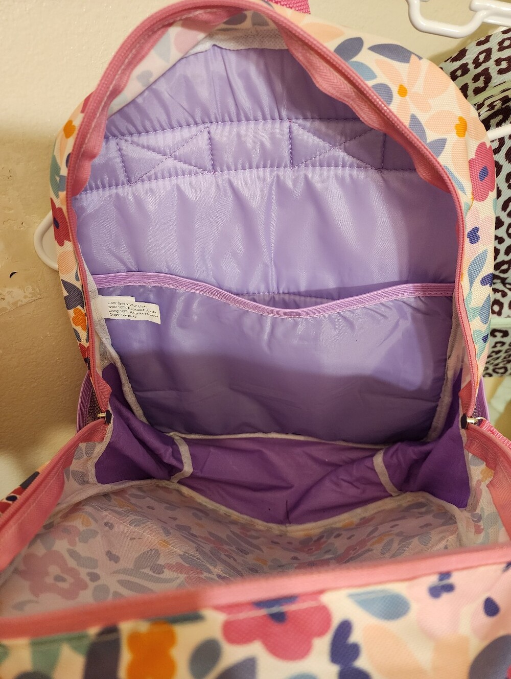 Hello Kitty Pink Glitter Logo Kids' 3 Backpack School Bundle - Cheetah & Floral - Picture 10 of 16